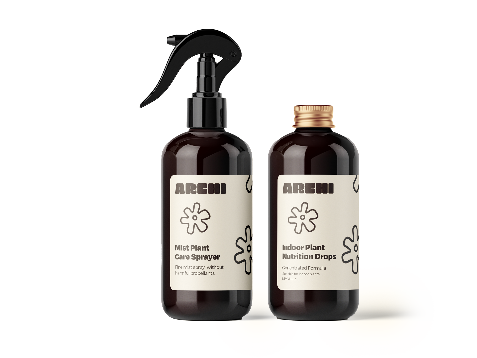 Graphic depicting UI-styled buttons with different categories of interior design items on top of an image of a modern interior living room.