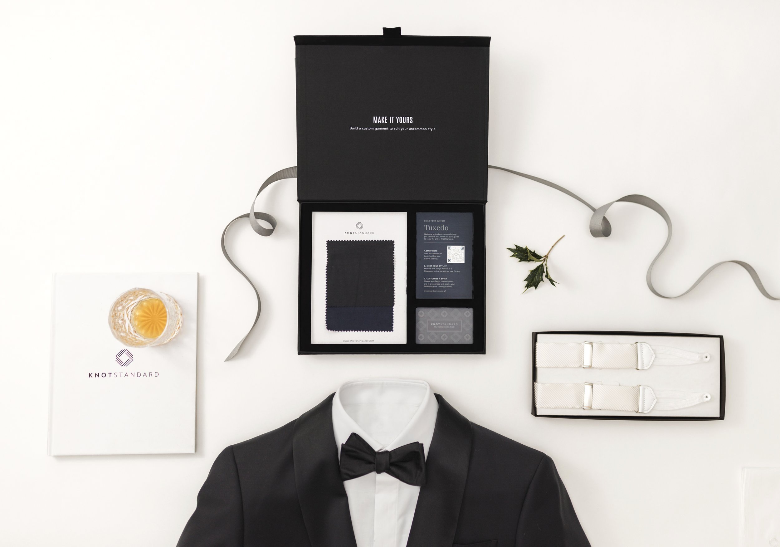 Graphic depicting UI-styled buttons with different categories of interior design items on top of an image of a modern interior living room.