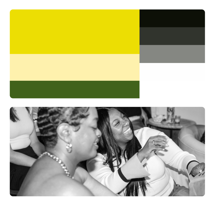 Graphic of a typography specimen showing the alphabet and numerals on top of a dark gray background.